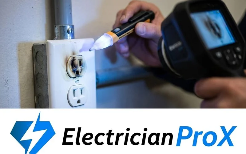 Detailed view of electrical troubleshooting components and tools used by certified electricians in Malaysian residential electrical work
