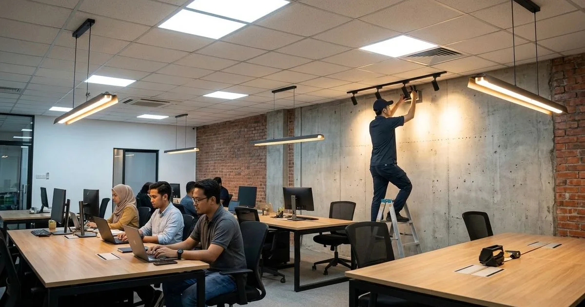 How Office Lighting Affects Productivity in Puchong (And What to Do About It)