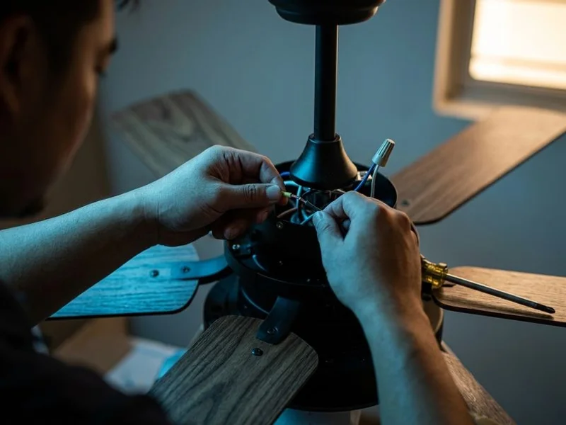 Ceiling Fan Installation Puchong project 1